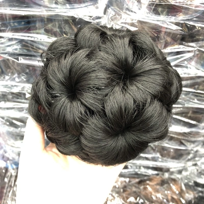Nine Flowers High Fixed Wig New Headwear Posting Foreign Trade 25 Color Fake Hair Circle Realistic Fashion Fluffy Curly Hair Circle
