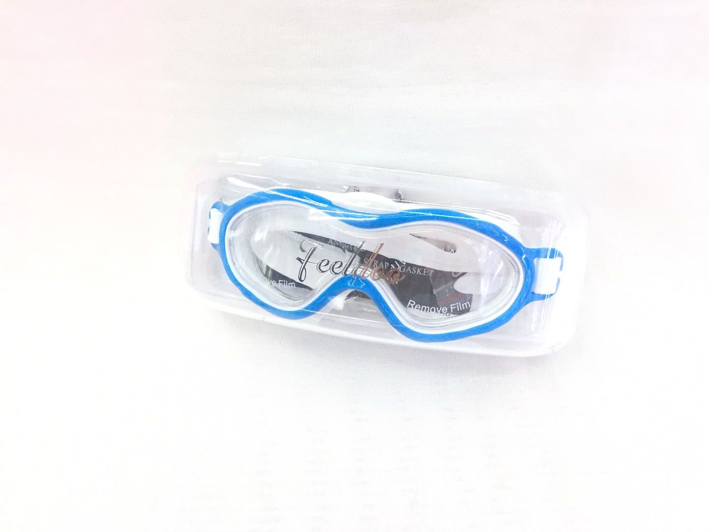 Feiduo Yiwu New Children's Silicone glasses, swimming goggles, large-frame swimming goggles, silicone anti-fog goggles detail image 9
