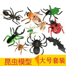 仿真软胶动物大号套装虫子动物蜘蛛蚂蚁瓢虫蜜蜂仿真玩具