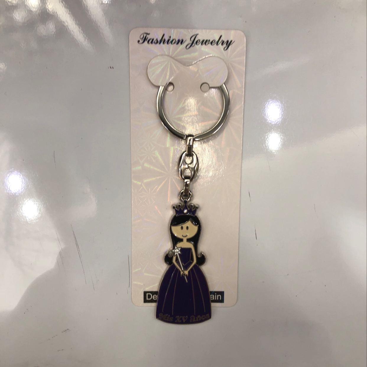 Drip para niñas quinceañera keychain details Picture