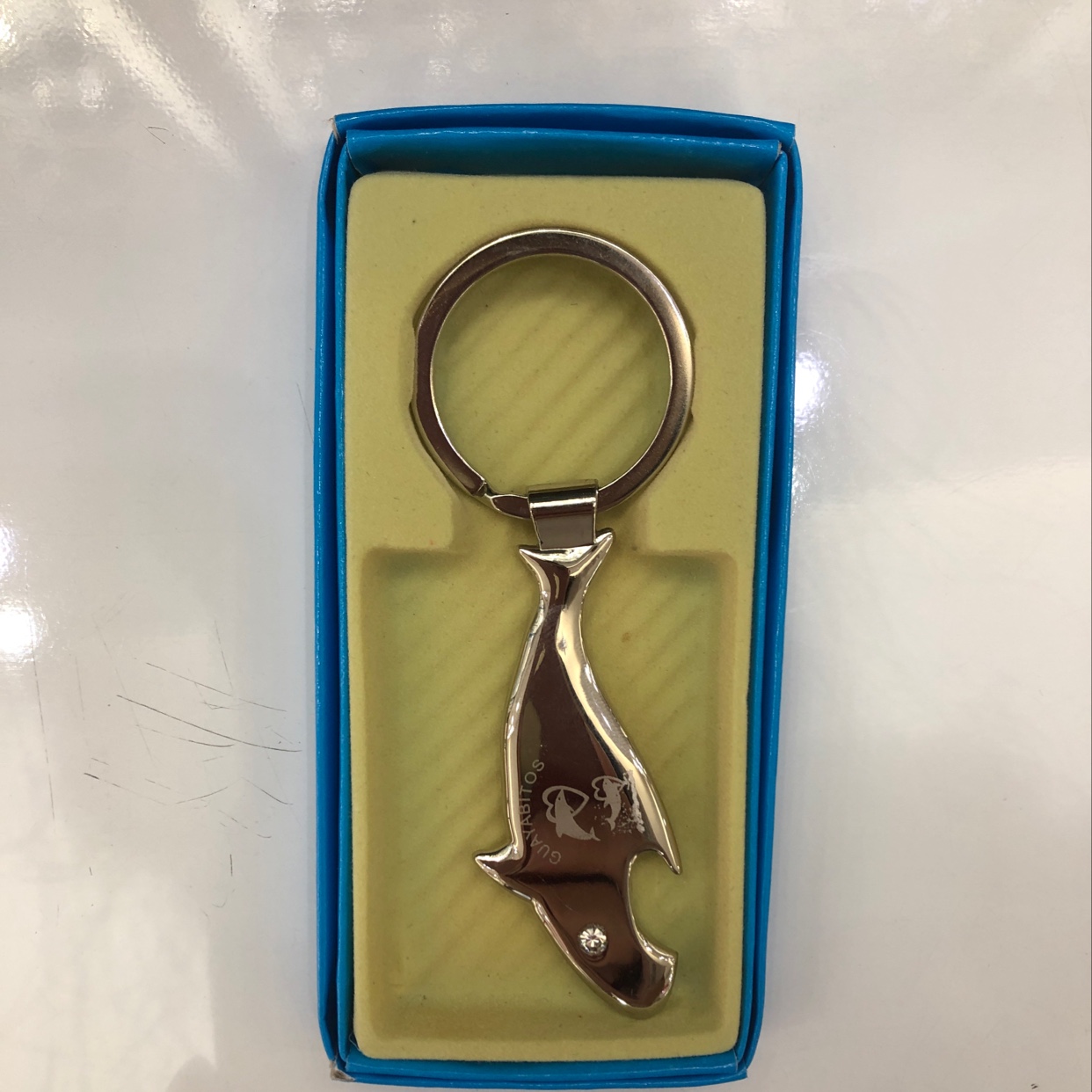 Shark keychain details Picture