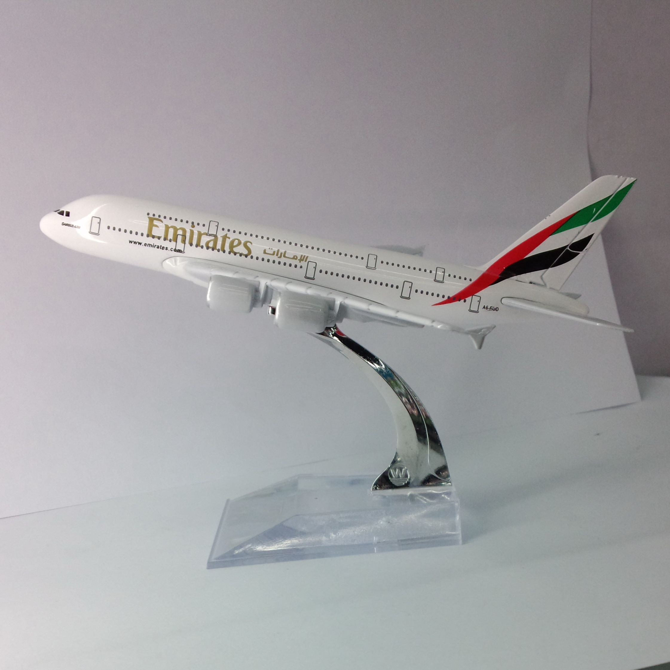 金属飞机模型（阿联酋航空A380）飞机模型  合金飞机模型详情图1