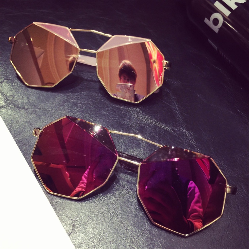 New color film women's sunglasses
