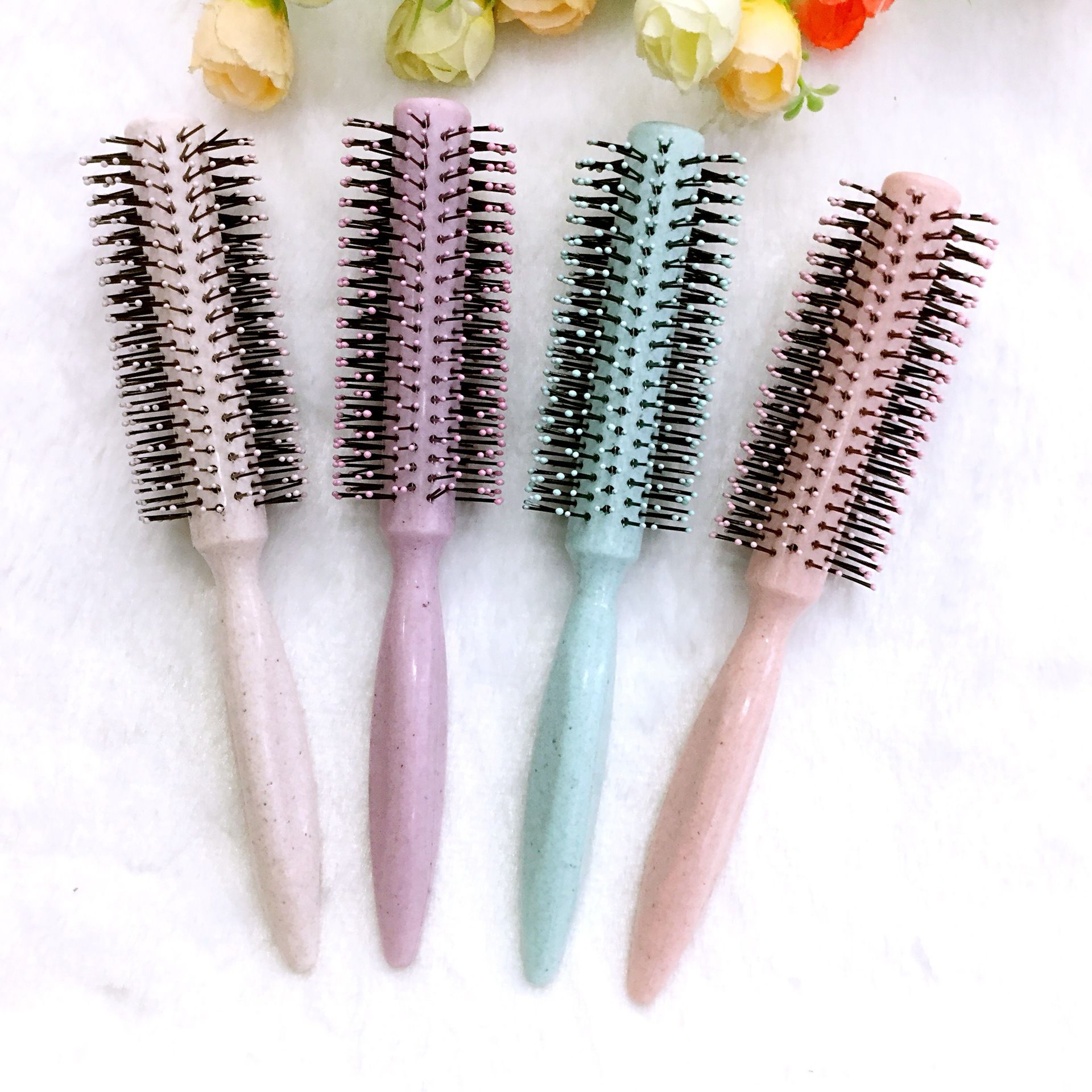 [Flowering wood] Korean wheat straw curl comb, perm hair, fresh and beautiful thumbnail