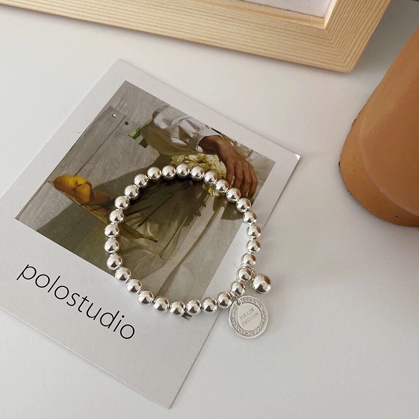 Buddhist prayer beads. Beaded bracelet details Picture