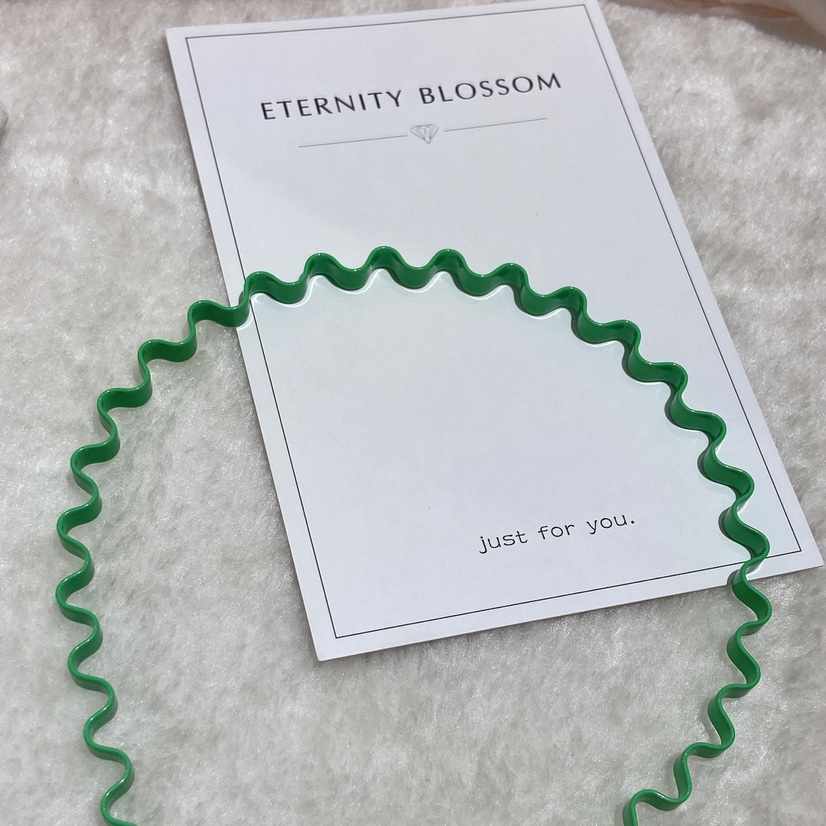Wavy Head Buckle Color Specification drawing