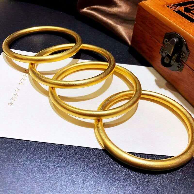 【抖音爆款】经典古法传承镀金手镯女士结婚手环久不掉色饰品首饰详情图6