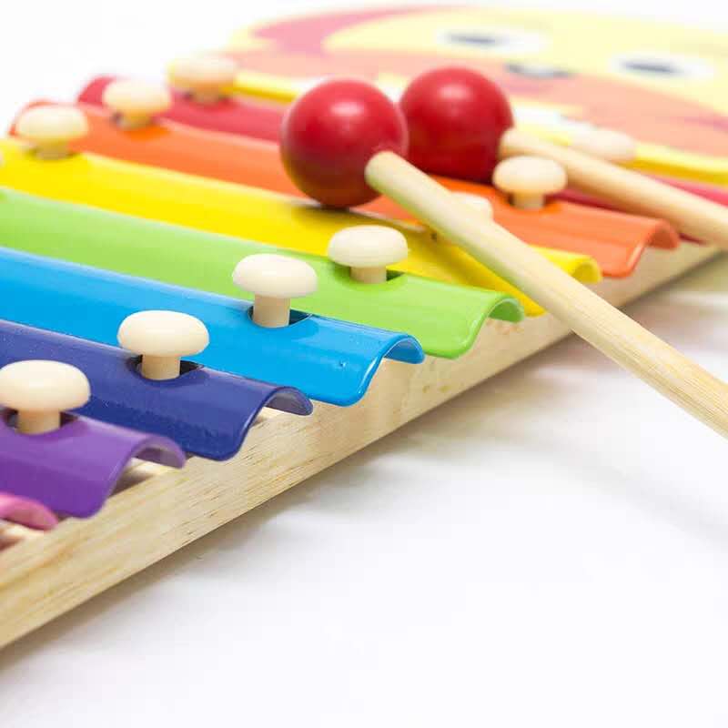 Eight-tone scale hand-struck piano, eight-tone piano, small xylophone, infant and toddler, children and babies, educational and educational music toys Specification image