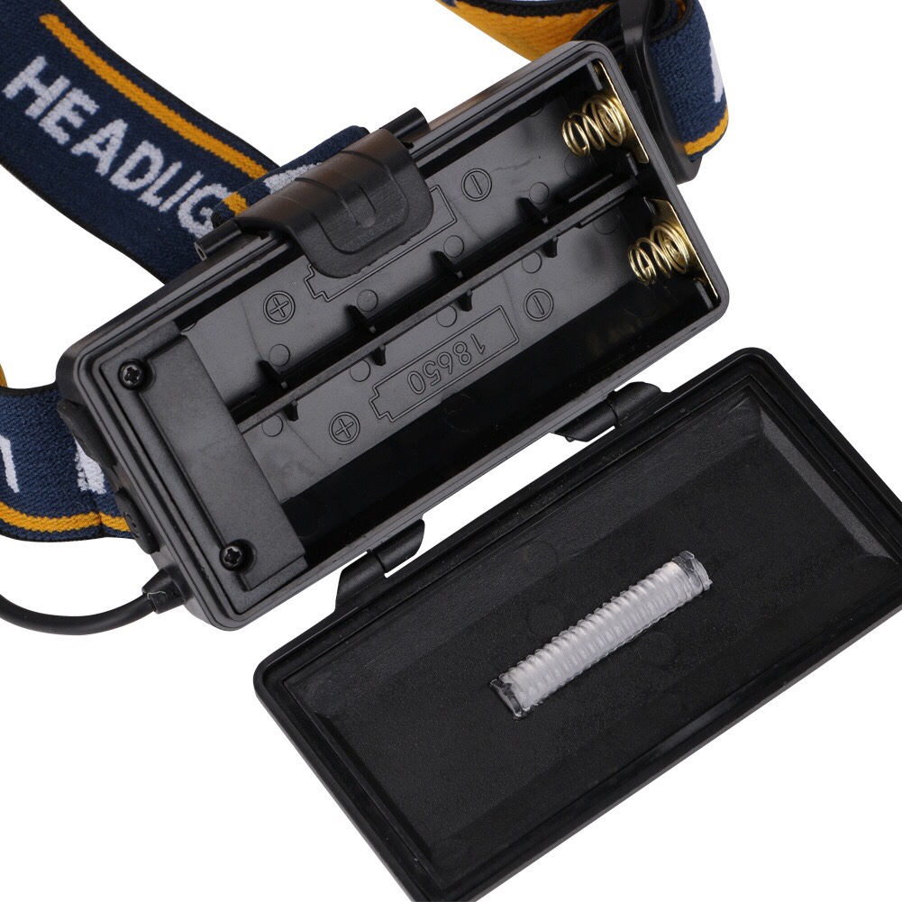 New Strong Bald Head Light 5Led Headlight High-Power Charging Long-Range Headlight Item Picture