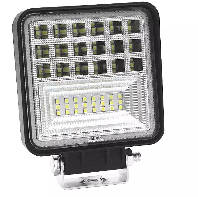 126W Square Work Light Square Work Light With Aperture Work Light Item Picture