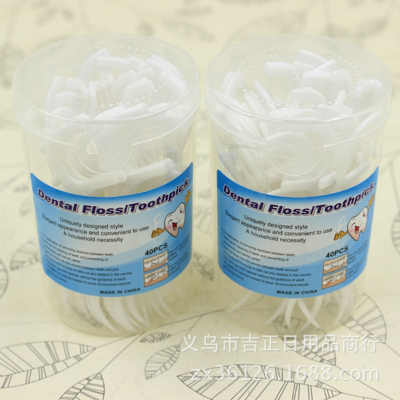 日用品筒装一次性牙线口腔保健牙线 清洁牙线义乌小商品厂家批发