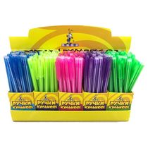 Simple string ballpoint Pen display box candy colored rainbow pen