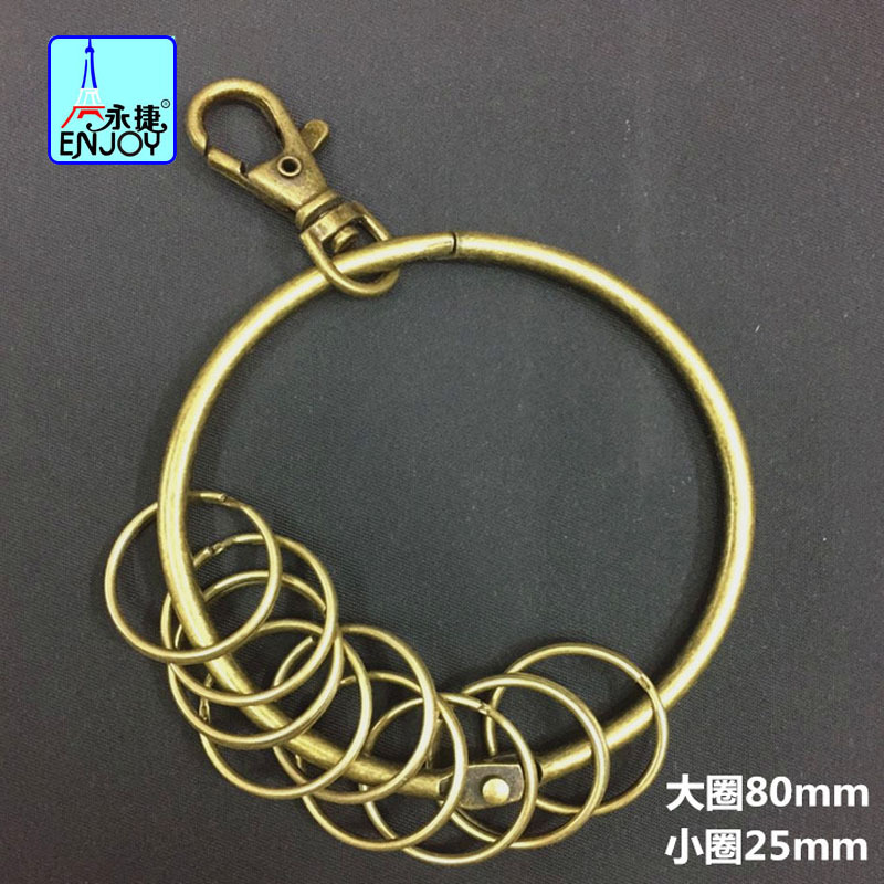 【厂家直销】ZAKKA杂货创意复古钥匙圈日韩流行大管家铁环DIY手工 https://m.1688.com/offer/详情图9