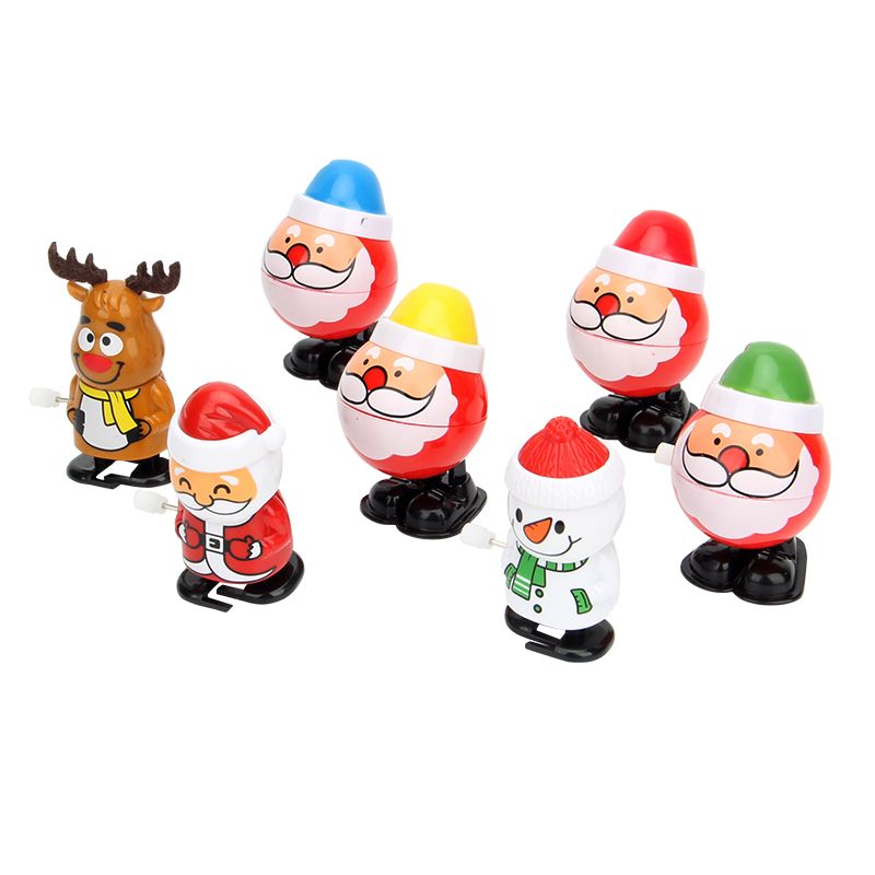 圣诞节跳跳玩具圣诞老人雪人麋鹿派对趣味卡通可爱礼品儿童装饰