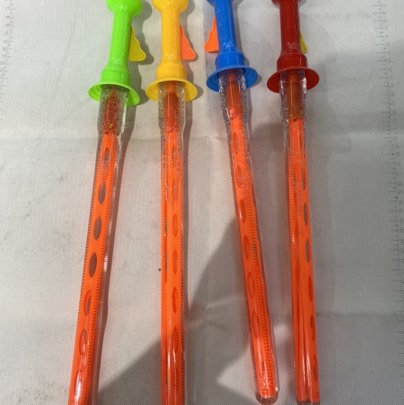 The 46CM double-purpose, double-bubble, sword-shaped, and multi-color bubble sticks are selling well at the street stall details Picture