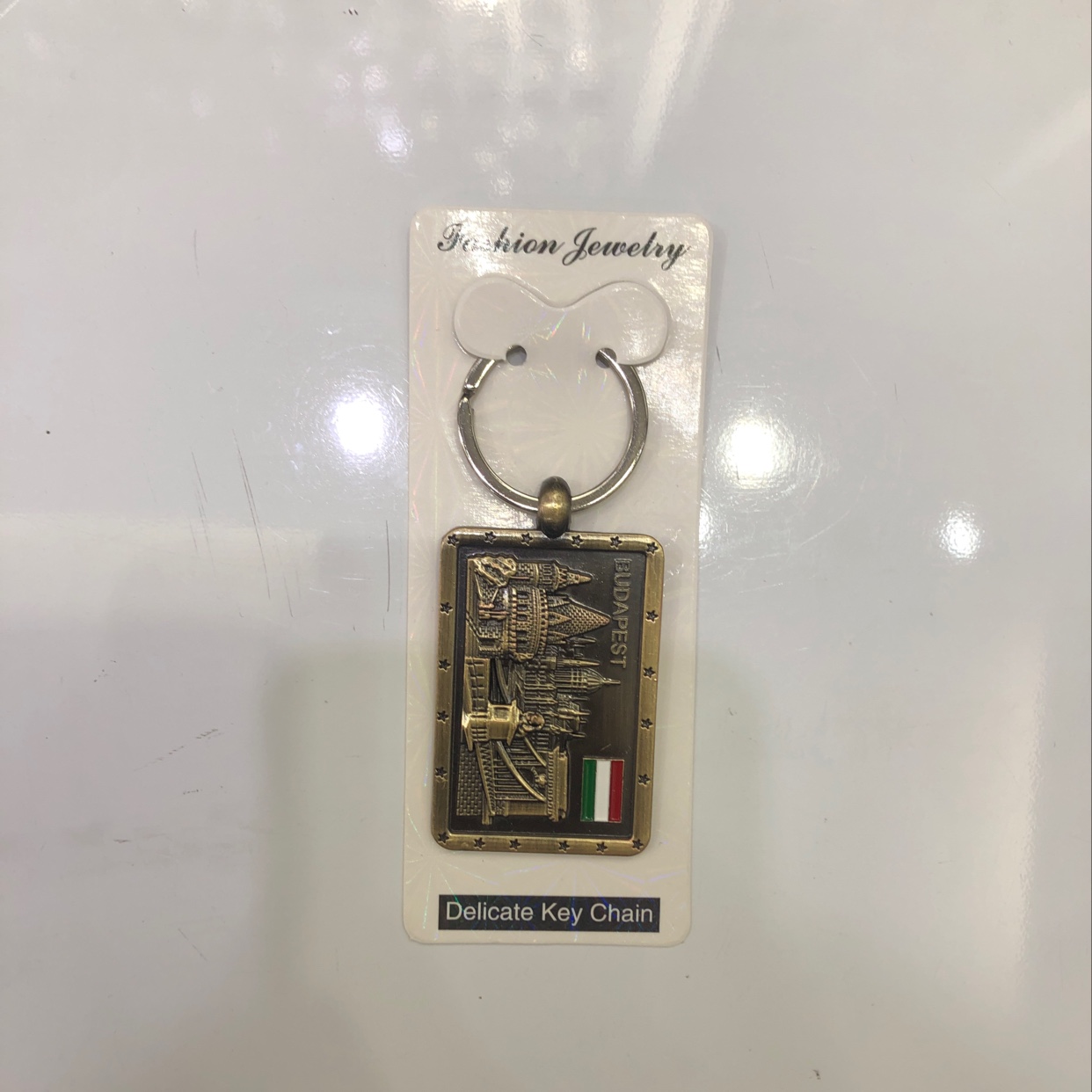 Fangpai ancient architectural keychain details Picture