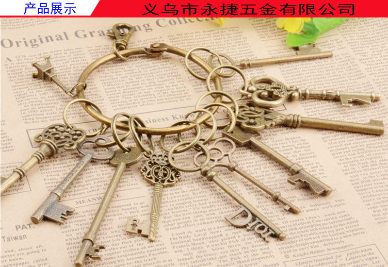 【厂家直销】ZAKKA杂货创意复古钥匙圈日韩流行大管家铁环DIY手工 https://m.1688.com/offer/白底实物图