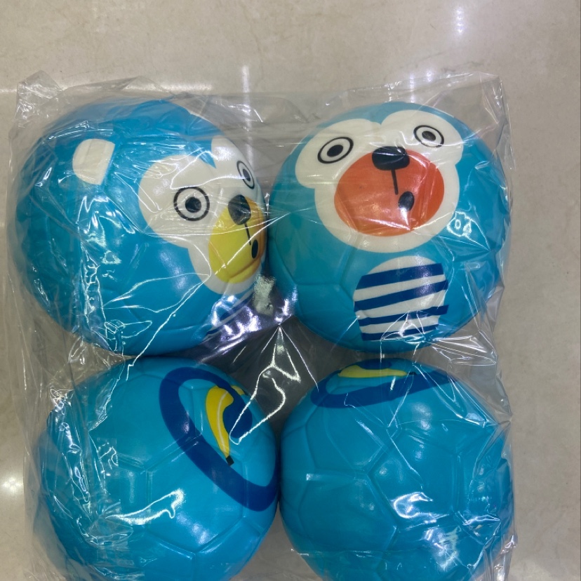 厂家直销15公分卡通蓝猴环保材质pu球海绵球儿童玩具