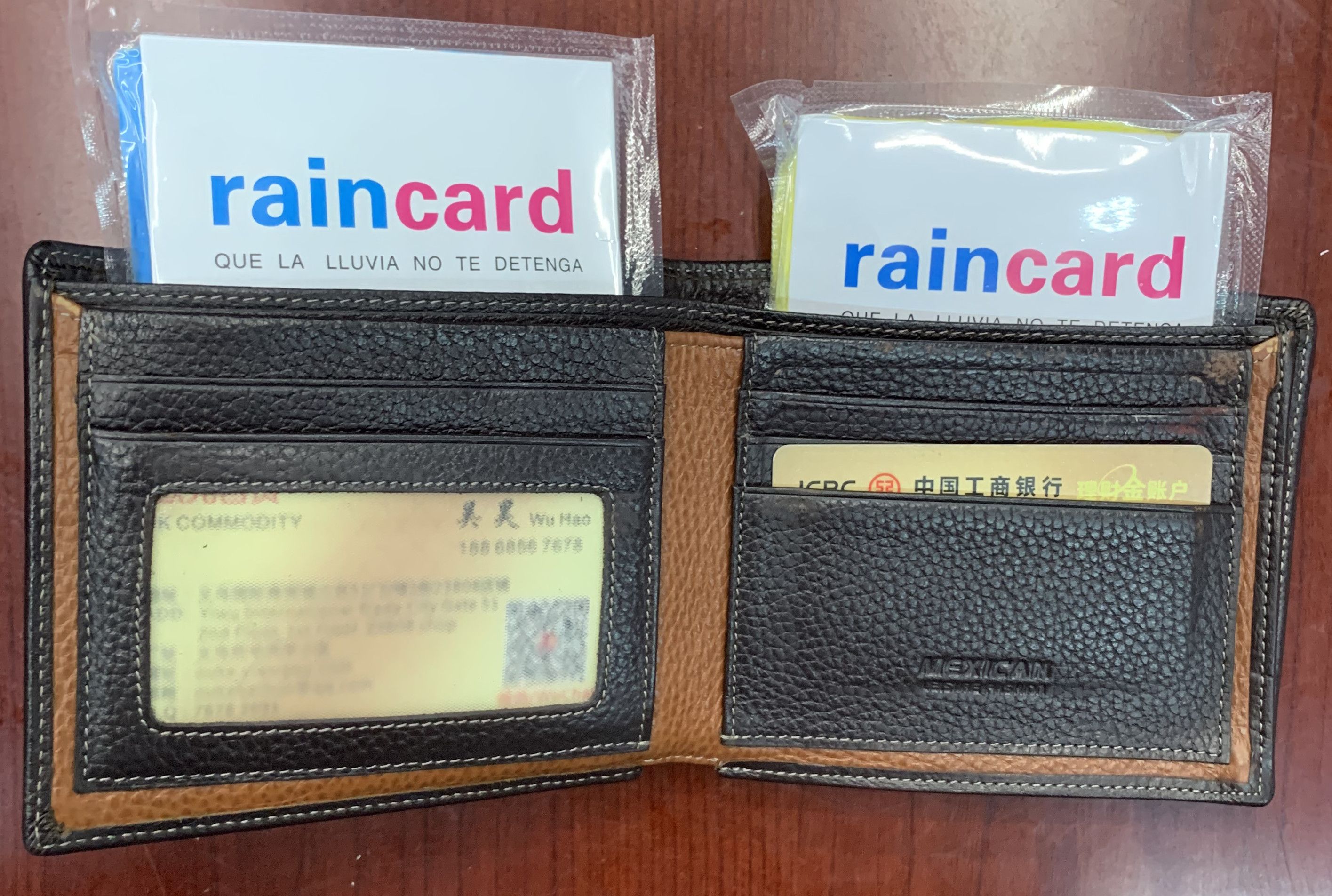 raincard 便携式一次性雨卡片雨衣旅游雨衣