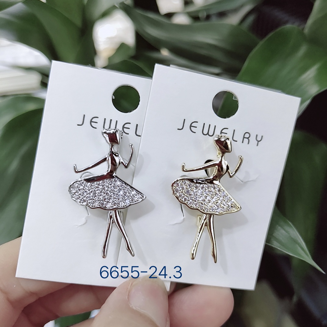 Korean style ballerina girl collar buckle thumbnail