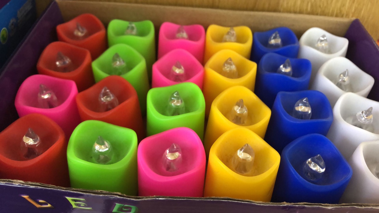 Ked plastic simulation wax party artifact proposed candle lamp