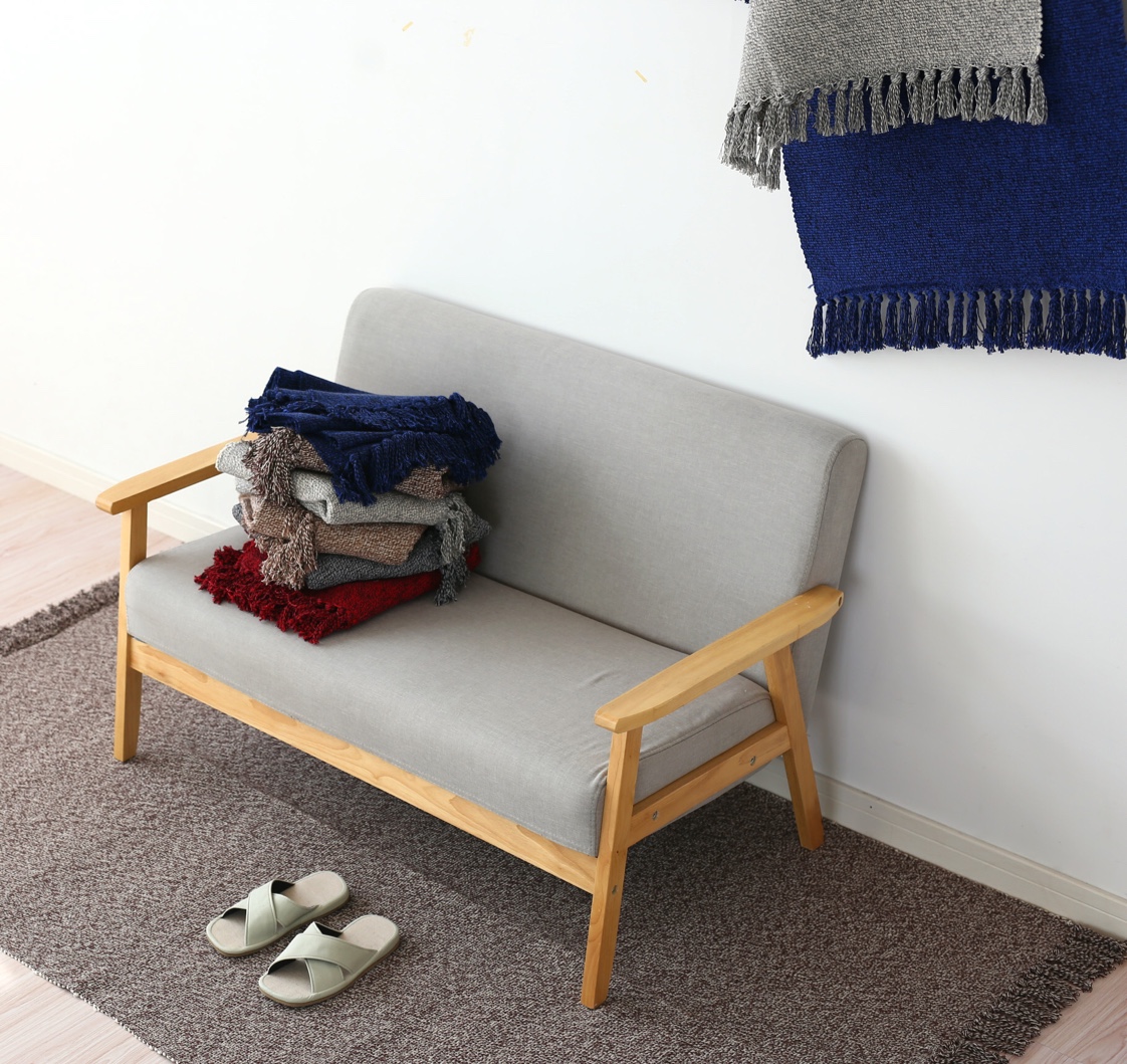 日式棉线地垫厨房垫现代简约卧室客厅茶几毯床边毯厂家批发地垫图