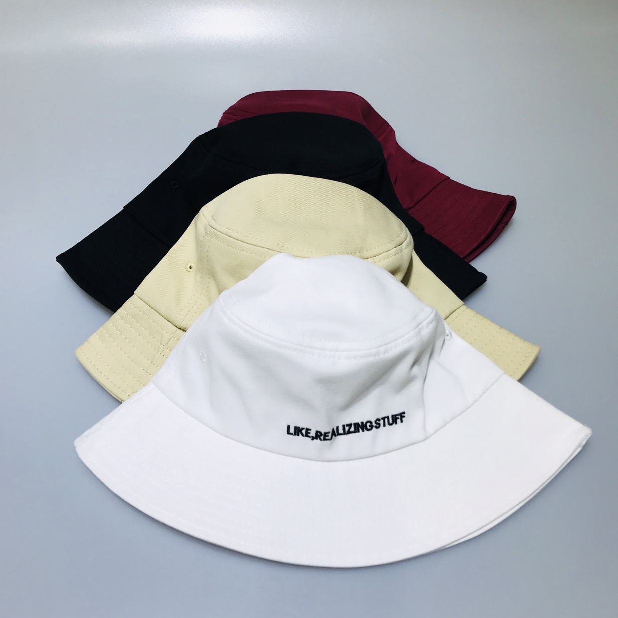 Small letter English fisherman's hat, sun hat
