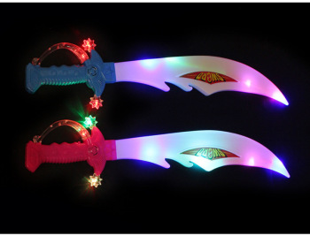 发光音乐刀剑 重力感应闪光刀七彩剑儿童玩具发声带音乐大刀批发详情图8