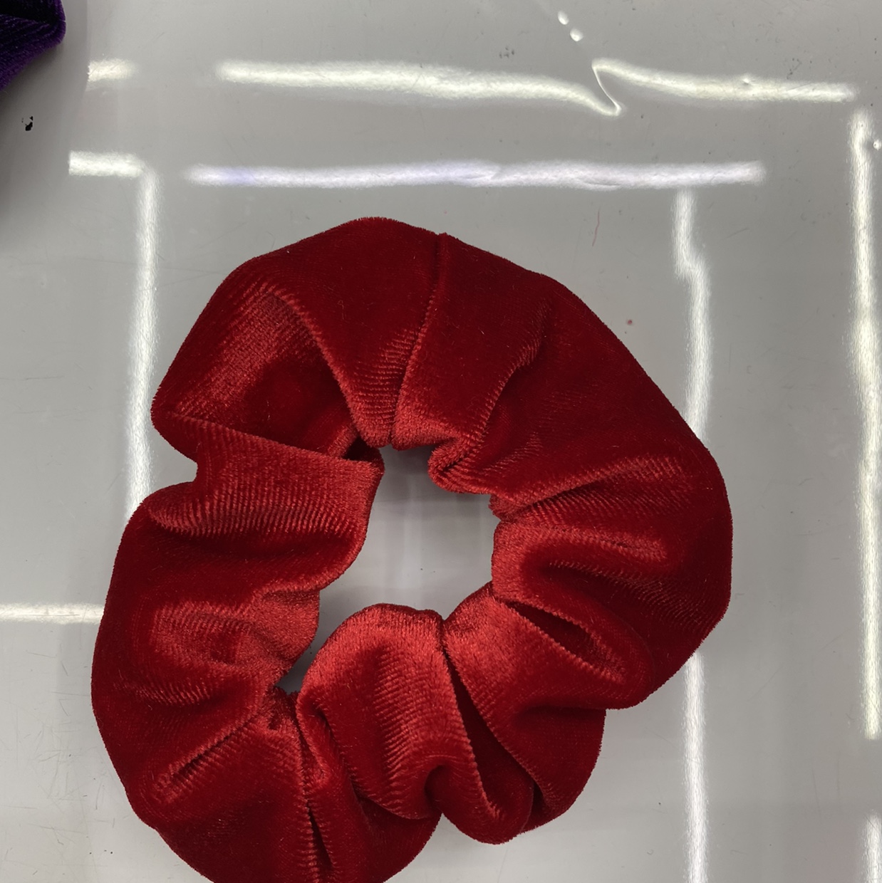 新款韩版潮流韩国绒系列大红