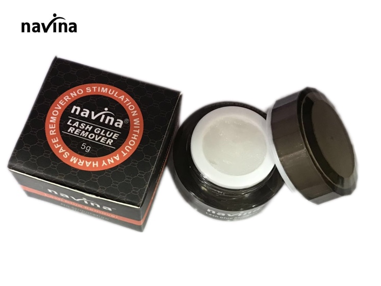 navina雅维雅新款5G嫁接睫毛卸除膏5克卸胶膏种植假睫毛外贸专供产品图