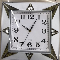 Wood grain wall clock