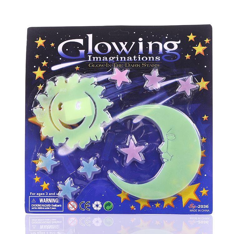Decorate children's bedroom luminous wall stickers thumbnail