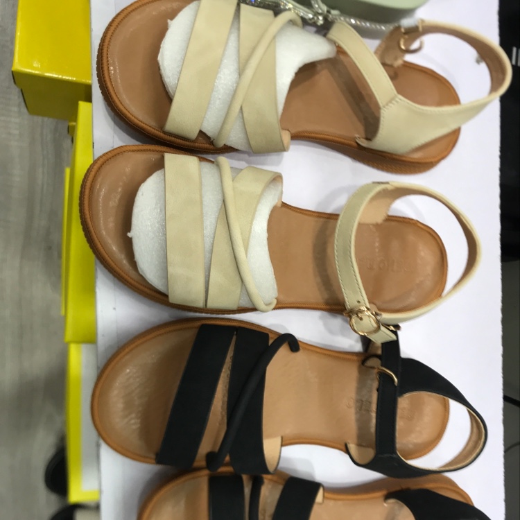 Summer tendon flat, buckle, comfortable sandals for women. thumbnail