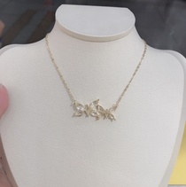 Crystal butterfly necklace