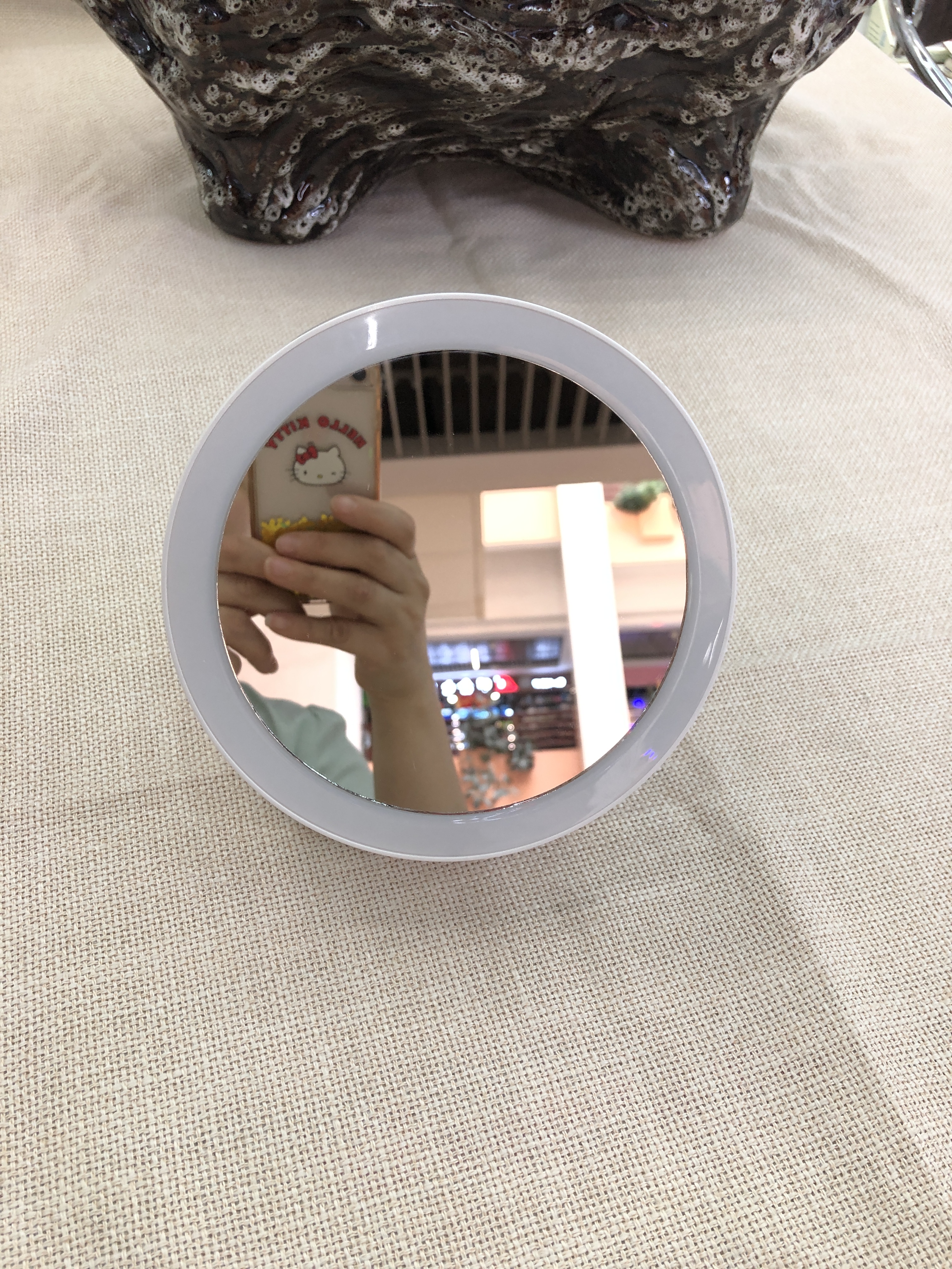 可折叠化妆镜带灯led台式桌面镜学生便捷补光美妆宿舍镜子详情图2