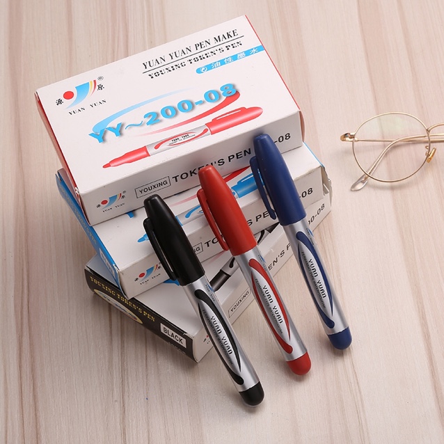 Yuanyuan high-quality oil-based marker YY2008 shipping mark, ink pen, box head pen, express pen, and large character pen thumbnail