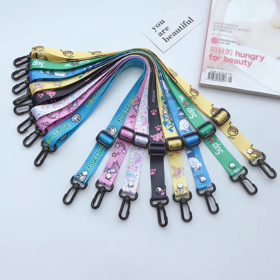 2.0 transferencia de calor cartoon mobile lanyard tarjeta de identificación lanyard caso del teléfono puede ser personalizado con el patrón del cliente undefined