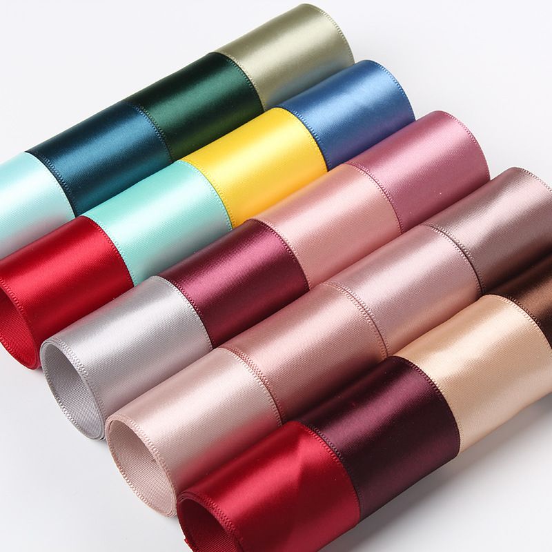 factory direct sales 185 color ribbon dingxin ribbon single side polyester with ribbon color diy hair accessories clothing gift box