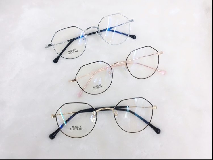 【巴适卡眼镜】可配度数金属框架 小脸专享 韩版潮款网红眼镜架产品图