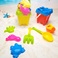 儿童沙滩玩具车沙漏套装组合挖沙铲子桶男女孩宝宝决明子玩沙工具688-804白底实物图