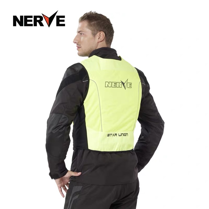 NERVE摩托车衣服骑行服机车赛车马甲反光背心安全骑士装备四季夏详情图3