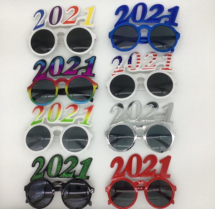 2121数字新年派对眼镜