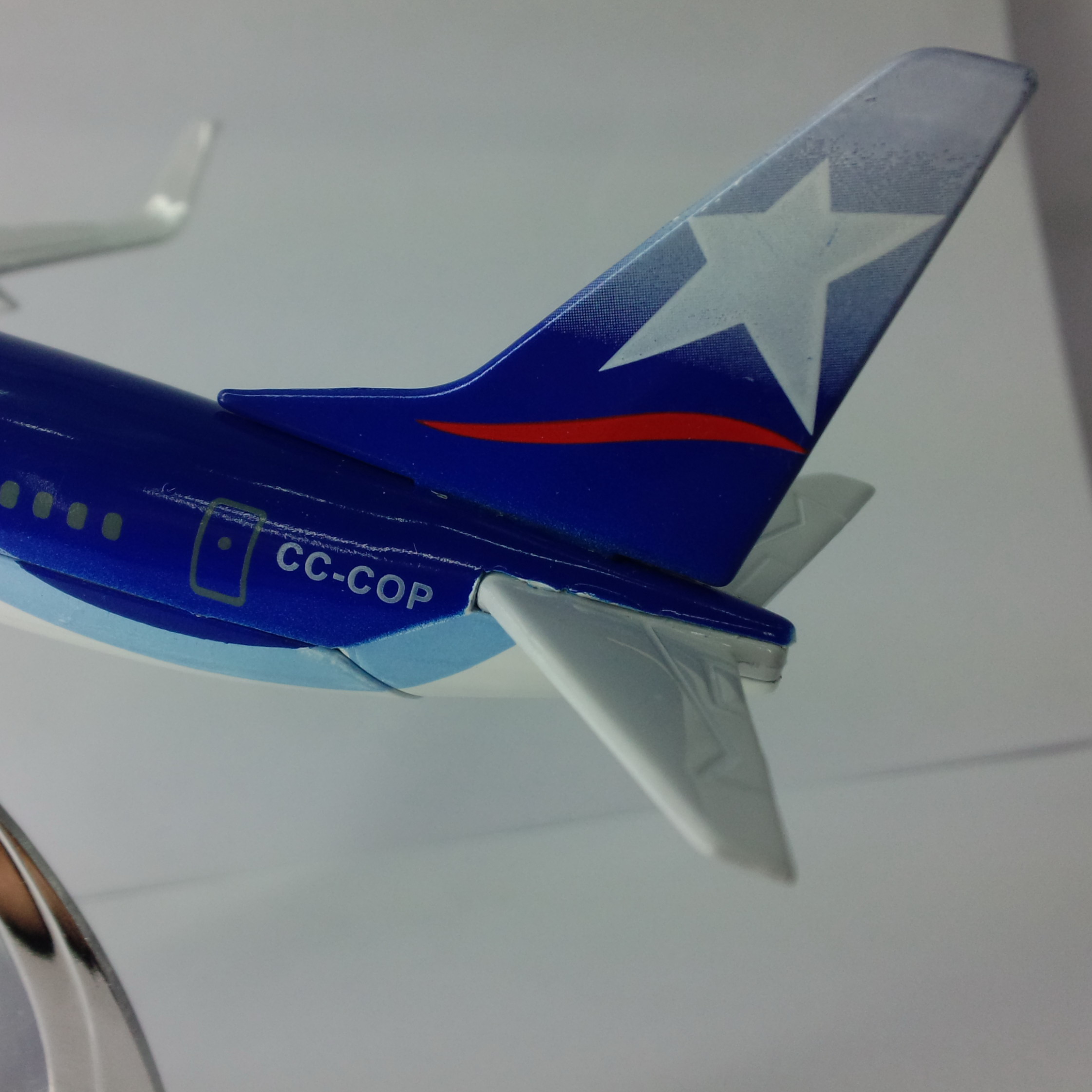 金属飞机模型（智利LAN航空B737-800）合金飞机模型 仿真飞机模型详情图6