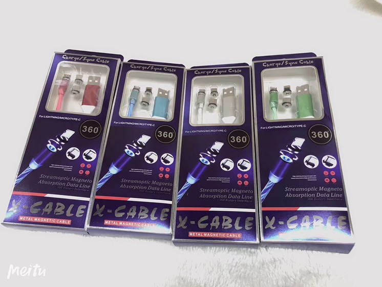 磁铁发光线，充电速度快，款式新颖，多功能接口，