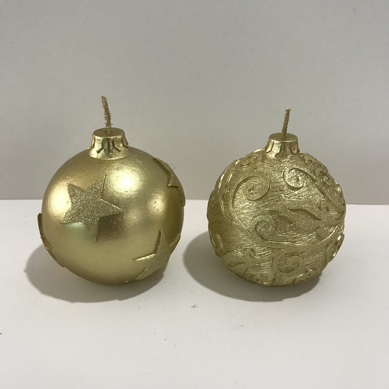 2020 New Christmas candles golden style candles for home furnishing candles gift candles thumbnail