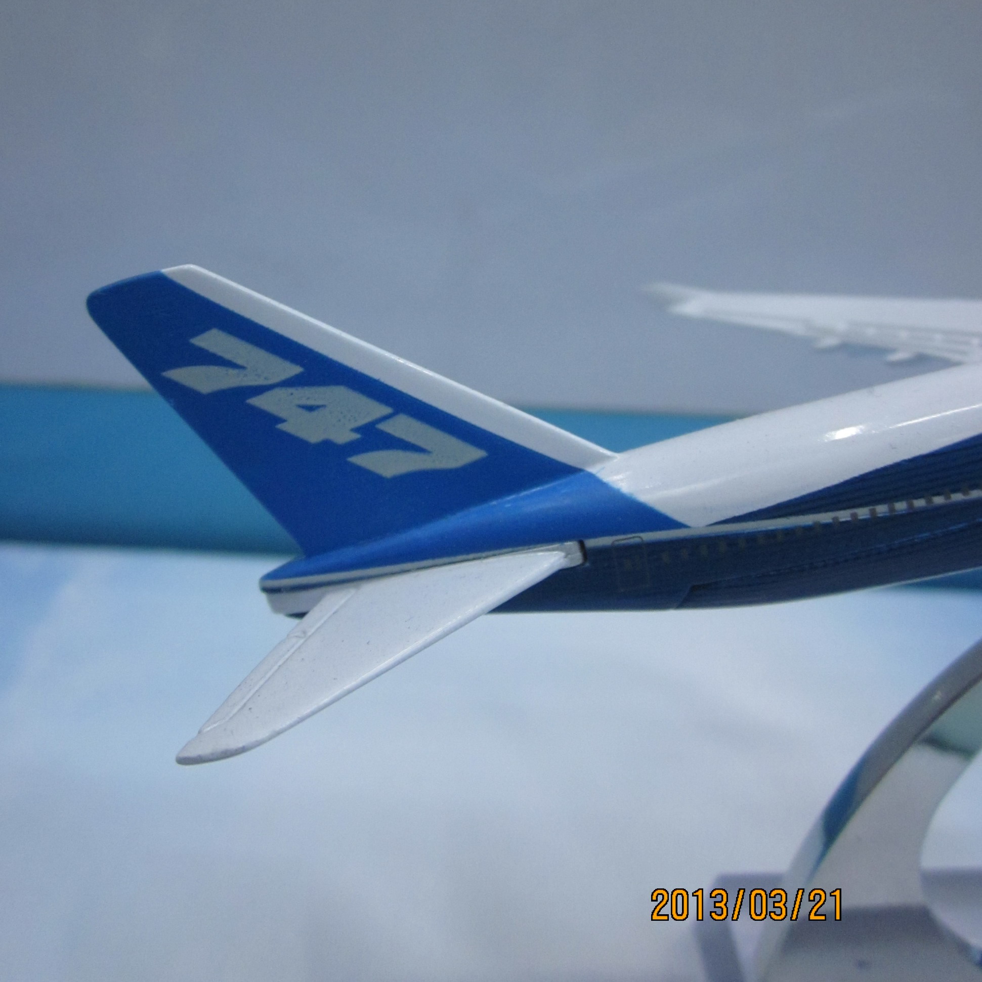 飞机模型B747-400原型机合金飞机模型金属飞机模型详情图5