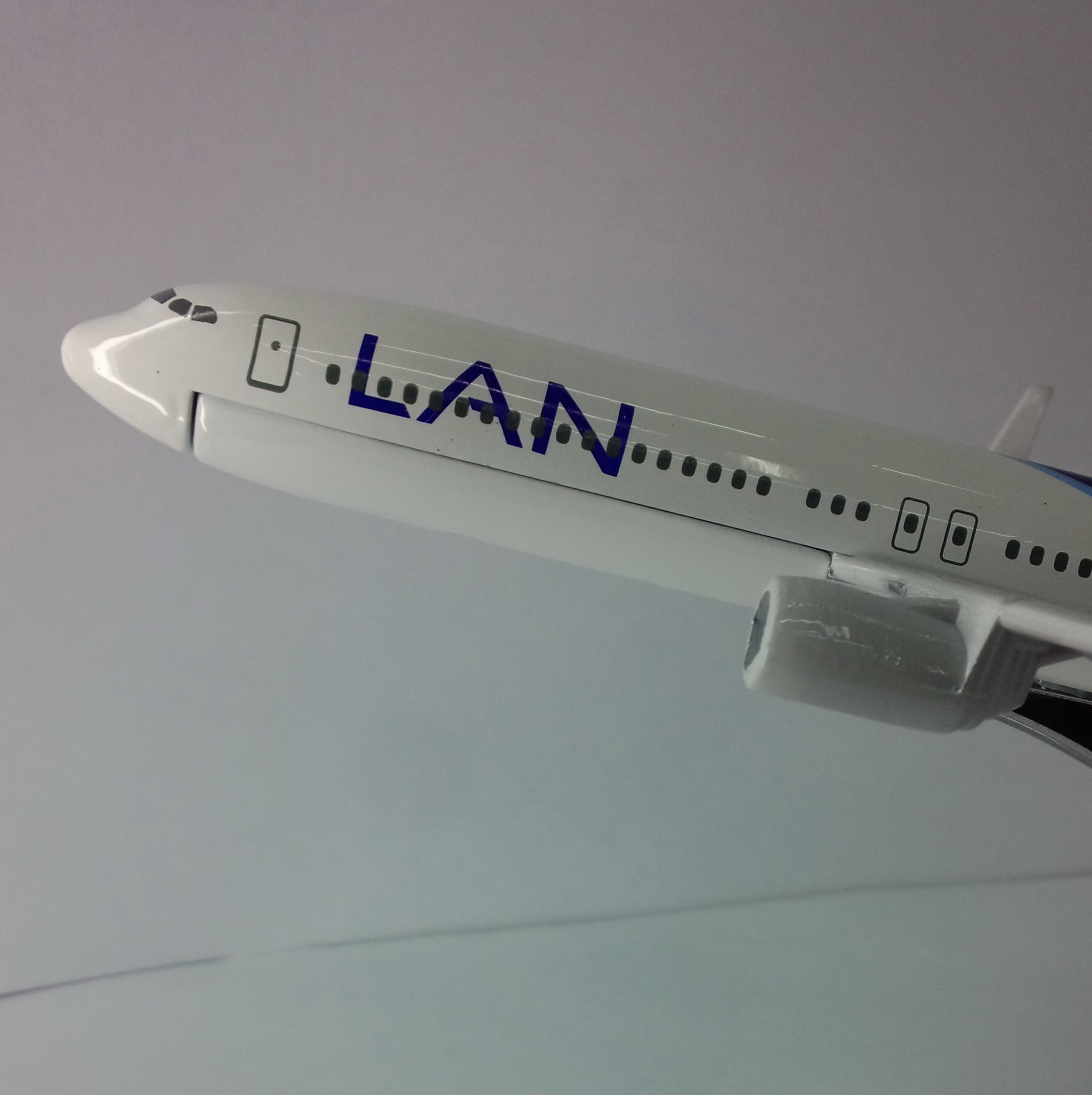 金属飞机模型（智利LAN航空B737-800）合金飞机模型 仿真飞机模型详情图4