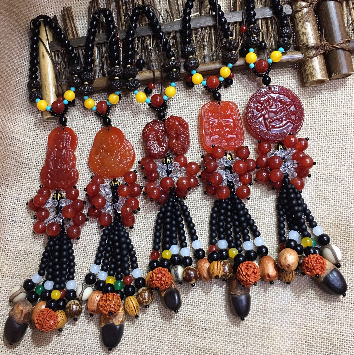 Colgante con onyx bodhi