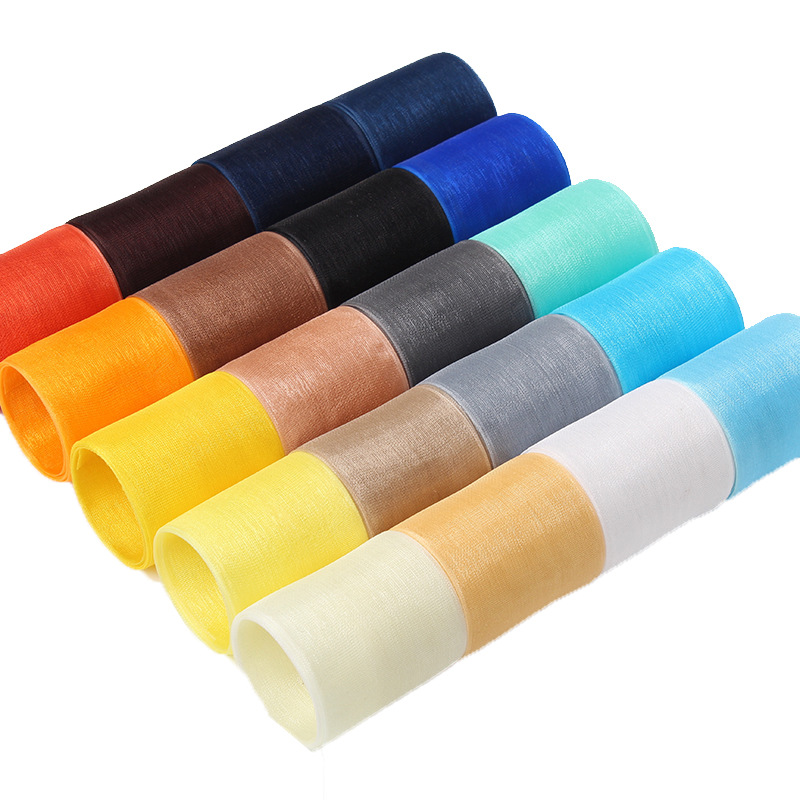 Dingxin Korean Jewelry Ribbon 5.0CM Nylon Korean version snow gauze Ribbon DIY Hair accessory ribbon Bow Color gift packaging detail image 1