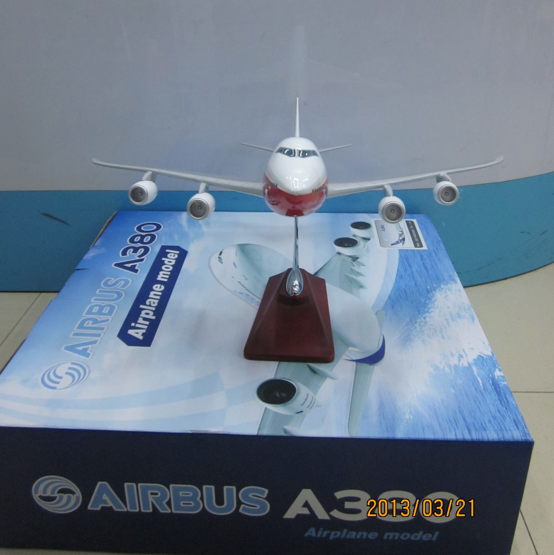 飞机模型（波音公司B747-8原型机）仿真飞机模型  树脂飞机模型详情图2